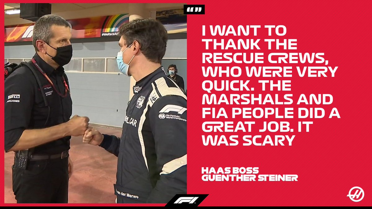 🤜🤛

Great words from Guenther 

#BahrainGP 🇧🇭 <a href="/HaasF1Team/">TGR Haas F1 Team</a>