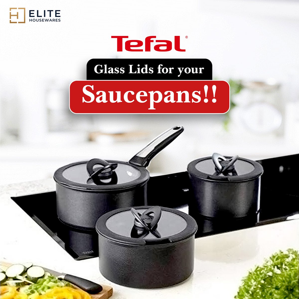 EliteHousewares's tweet photo. Keep your #kitchen clean from sputtering sauces and gravies, with the help of this lid set, that is compatible with almost every #saucepan.
Shop Now - https://t.co/EYEIAGXzrc
#elitehousewares #kitchenware #tefal #nonstick #kitchenappliances #kitchenitem https://t.co/y86gCoZKUA