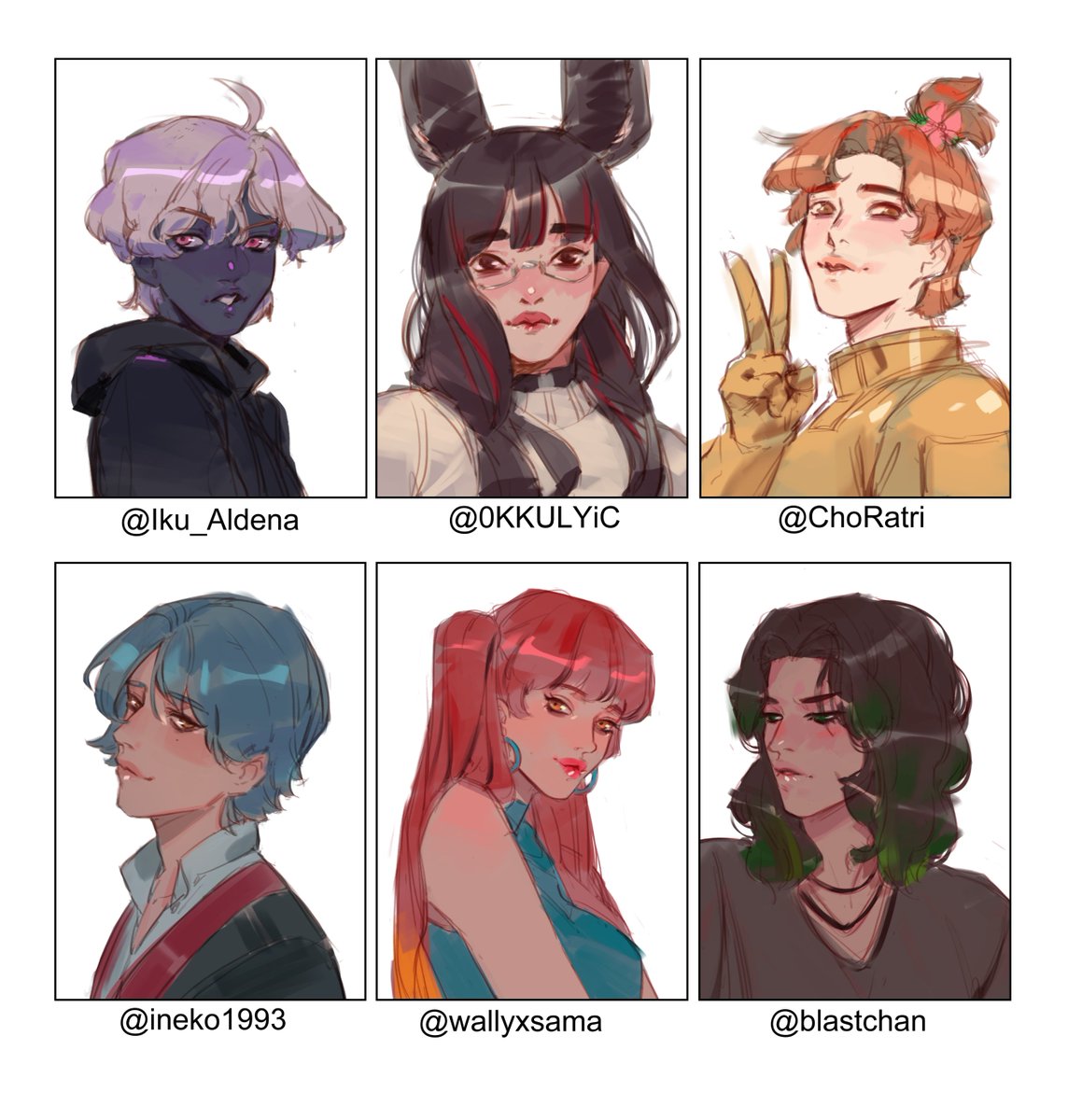 First round of all your lovely children~ i hope i did them justice heh. I'll probs do a couple more the next few days so stay tuned ? 