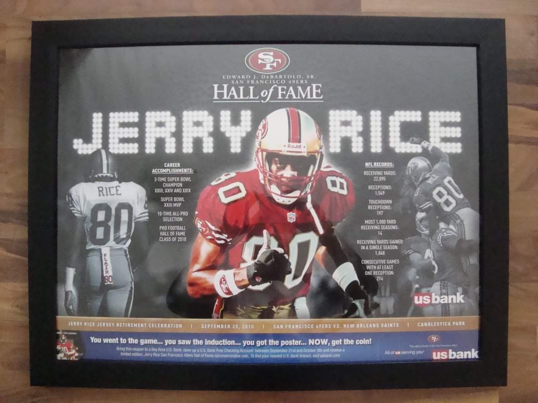 @JOEL9ONE As a 49ers and SF Giants fan since a kid (about 1988) up here in small town Alberta 🇨🇦, I'm very thankful to have seen a game there. Monday Nighter/Home opener vs the Saints 2010. Was @JerryRice jersey retirement night as well which makes it even more special https://t.co/24NMooAxXq