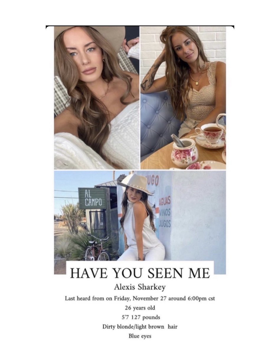 Kesslixx21's tweet photo. Please. If you do anything today- retweet this. My friend has been missing for 2 days and I’m the last person who spoke to her. This situation is becoming really scary. I just want her home and safe 💔 https://t.co/gVEzORoGmG