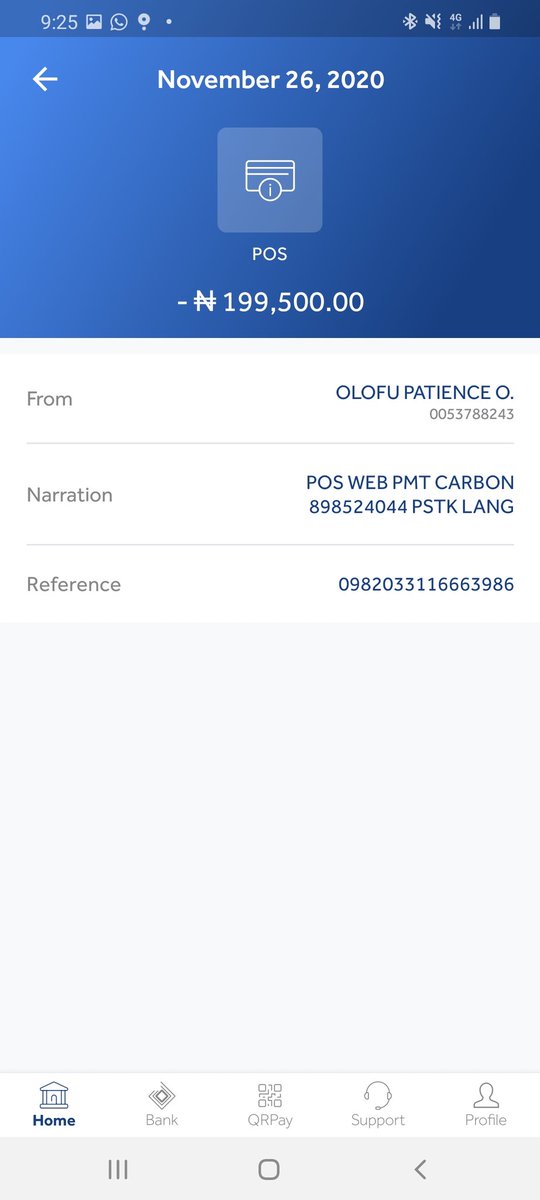 Patienc07483786's tweet photo. Dear @myaccessbank kindly explain  the following  transactions  ,which took place on my account  on 25th of Nov 2020, without my authorisation. @cenbank help me out. https://t.co/LOLTKOS7kw