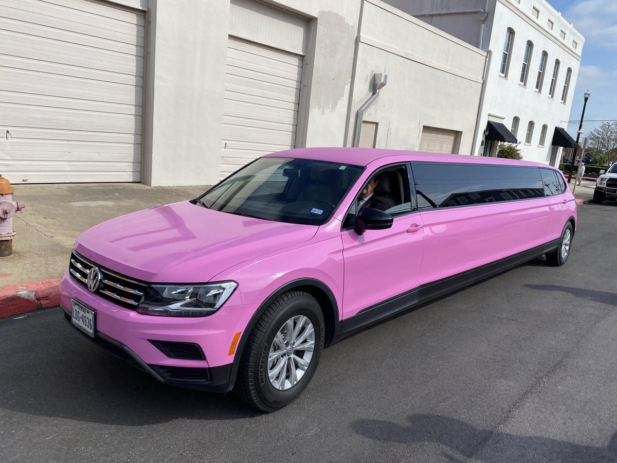 Doug Demuro A Viewer Spotted This And E Mailed It To Me Imagine Converting A Mid Spec Volkswagen Tiguan To A Stretch Limo And Then Making It Pink T Co Wbcrbffsxv
