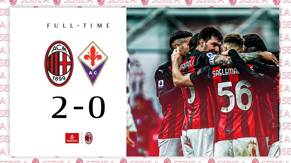 Ac Milan Our Run Goes On With A Solid Win And We Extend Our Lead In The League Altri 3 Punti Un Altra Grande Prestazione Rimaniamo In Testa Milanfiorentina