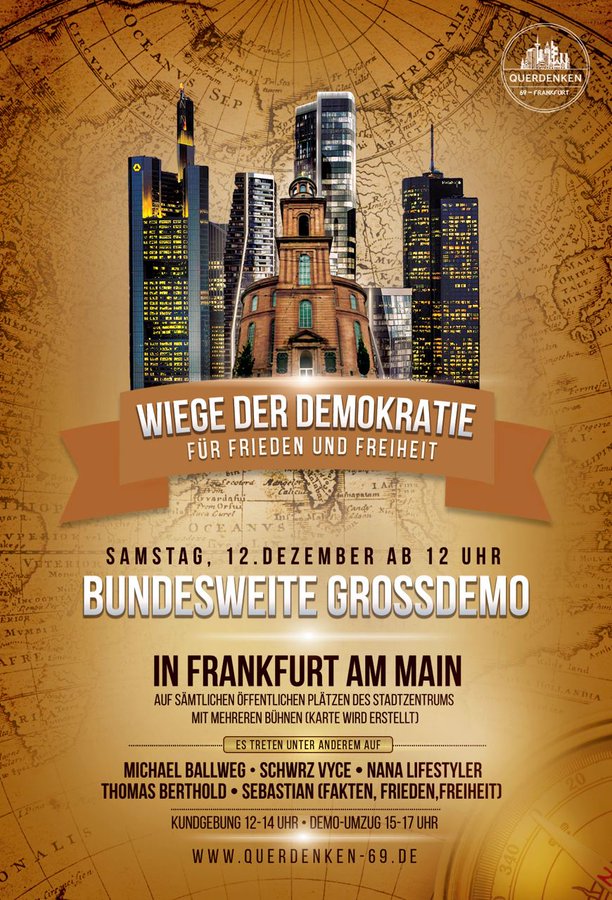 DEMO Frankfurt 12.12.20 um 12 Uhr