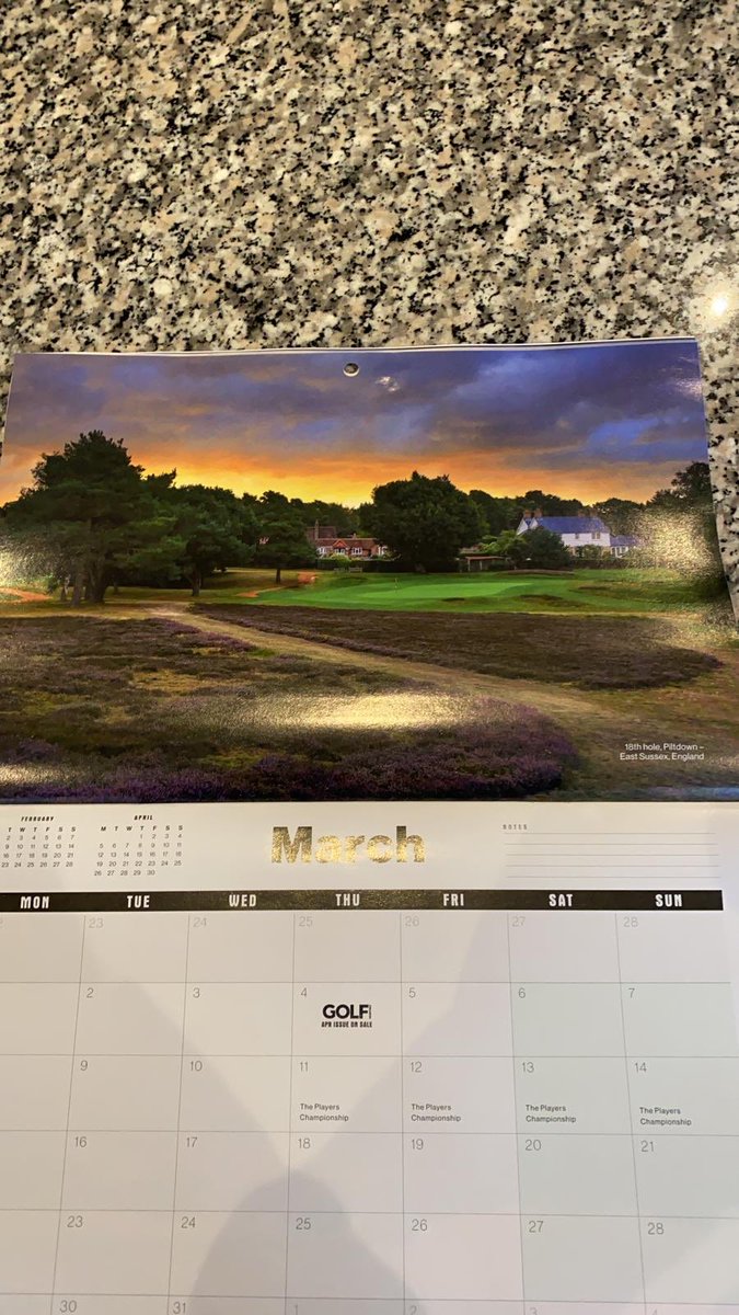 Delighted to be “Miss March” in the Golf Monthly 2021 Calendar. That’s ⁦<a href="/kevinmurraygolf/">Kevin Patrick Murray</a>⁩ ⁦<a href="/MikeHarrisGolf/">Mike Harris</a>⁩ ⁦<a href="/RobGolfBeer/">Rob Smith</a>⁩ ⁦<a href="/JezzEllwoodGolf/">Jezz Ellwood</a>⁩