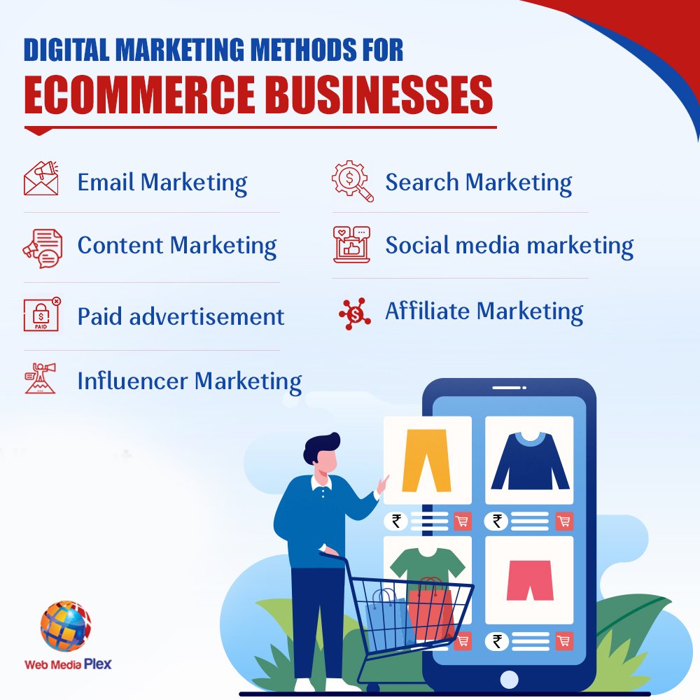 WebMediaPlex's tweet photo. Digital marketing for eCommerce businesses can help in converting prospects to customers. Wondering how? Call us on 857.273.3487 for further assistance. You can also share your concern with us on info@webmediaplex.com.
#DigitalMarketing #ecommercebusiness https://t.co/FaCdLehAFK