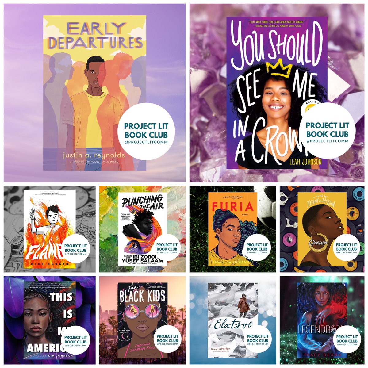 Happy Sunday! Our first 20 #ProjectLITBookClub picks. Back at it tomorrow for the final week of our 2020-21 reveal!