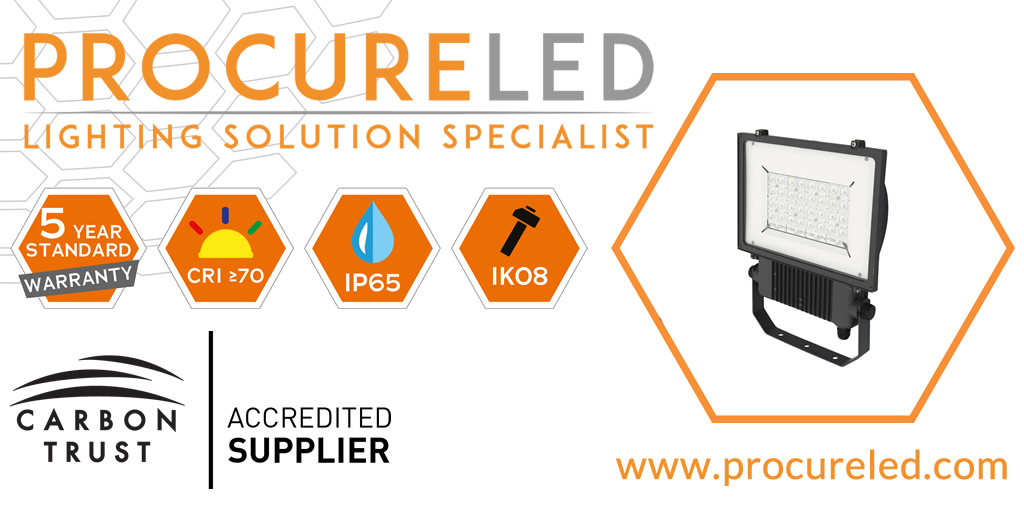 ProcureLED's tweet image. Athena is our industrial high efficacy range of IP65 floodlights for outdoor applications. Available in a wide range of wattages and sizes, available in either 3000K or 4000K and with...

Read more about this product procureled.com/athena-led
#Lighting #LED