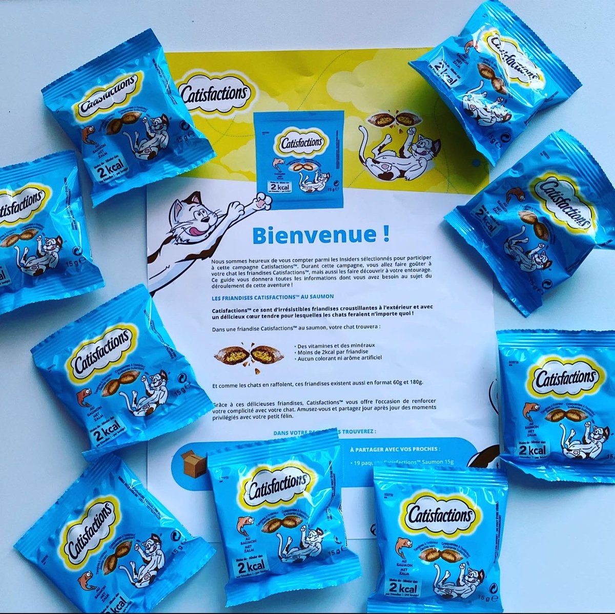 Cyrille230's tweet photo. 💙💙💙 Catisfactions ce sont d’irrésistibles friandises croustillantes à l’extérieur et avec un délicieux cœur tendre pour lesquels les chats feraient n’importe quoi ! 💙💙💙
#InsidersCatisfactions #Chat #Catisfactions https://t.co/MqbJda9rRk