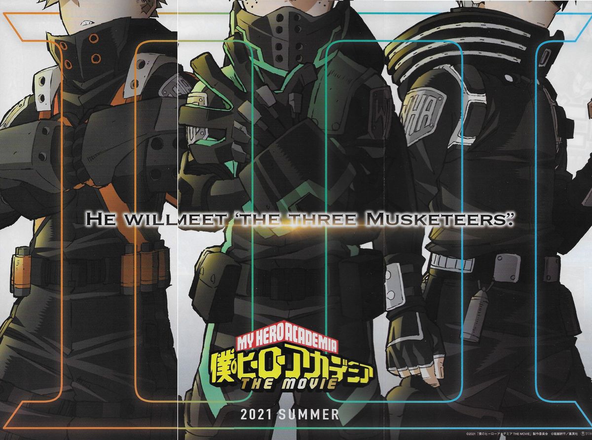 LGBTANIMES+ on X: E foram revelados os designs dos novos trajes de  Midoriya, Bakugou e Todoroki para Boku no Hero Academia the Movie 3: World  Heroes' Mission. O filme estreia dia 06
