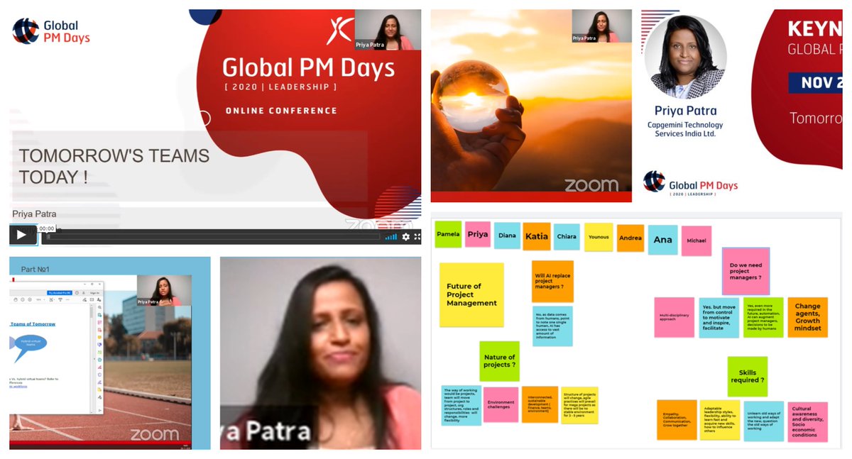 priyaPatra's tweet image. I look into my crystal ball to see how the #future would be for our teams.
What skills would our teams need to proactively transition into the future?
Can we build these skills today?
So much to discuss, so little time :) @IPMAYoungCrew #globalpmdays
#futureofpmwork #speakerpriya