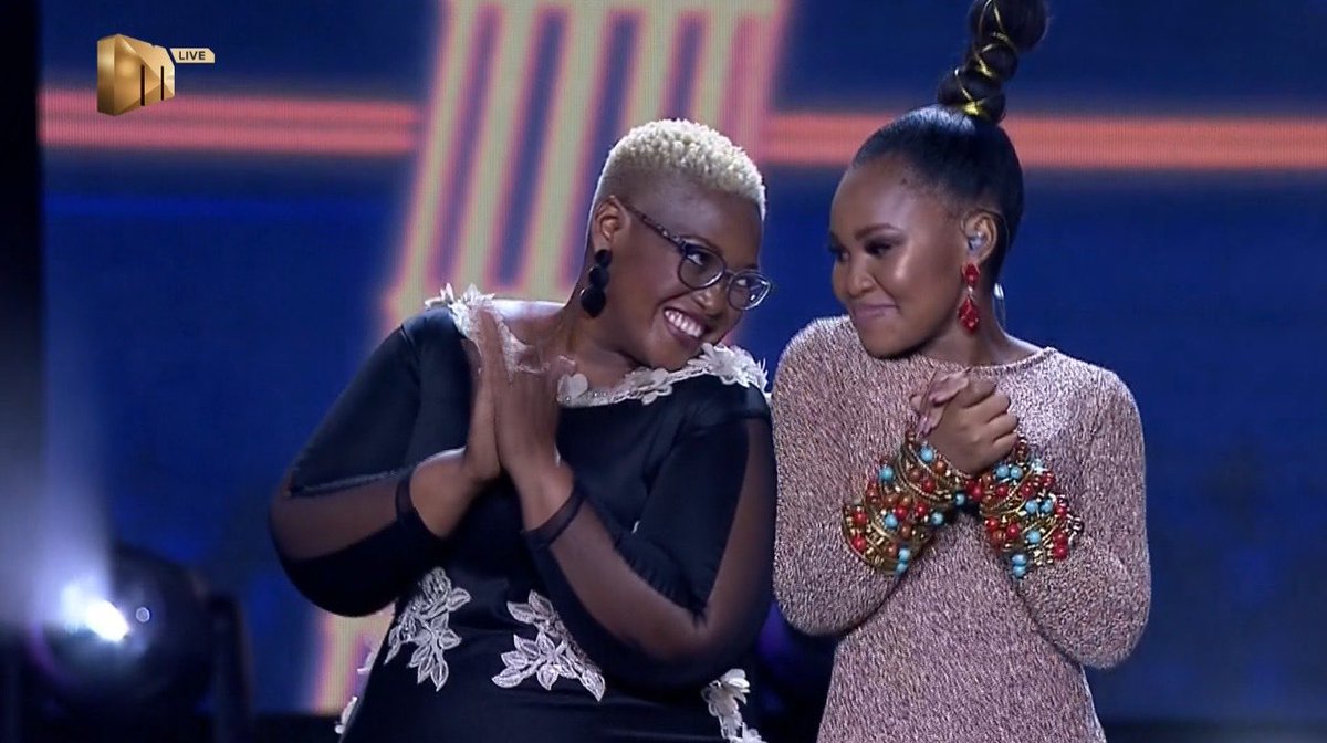 NtokozoMbambo's tweet photo. So proud of you sweetheart 🙌🏽 Tonight was all yours 💗 You are IT!! ❤️🙌🏽  #TeamZama #IdolsSA https://t.co/UwI16mJDFN