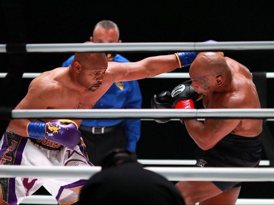 Mike Tyson fights to draw with Roy Jones Jr. in exhibition