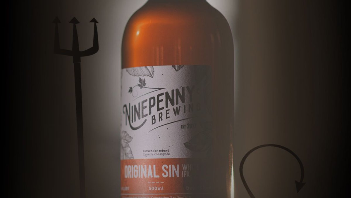 NinepennyBrew's tweet photo. The b'ys in the garden should have had one of these instead.

Our taproom is open today until 8 pm. Stop by to try an Original Sin White IPA or another of your other favourites on tap.

➡️ https://t.co/7XyEG37dfX #forbiddenfruit #orginalsin #NLcraftbeer https://t.co/GAq5id3Xa9
