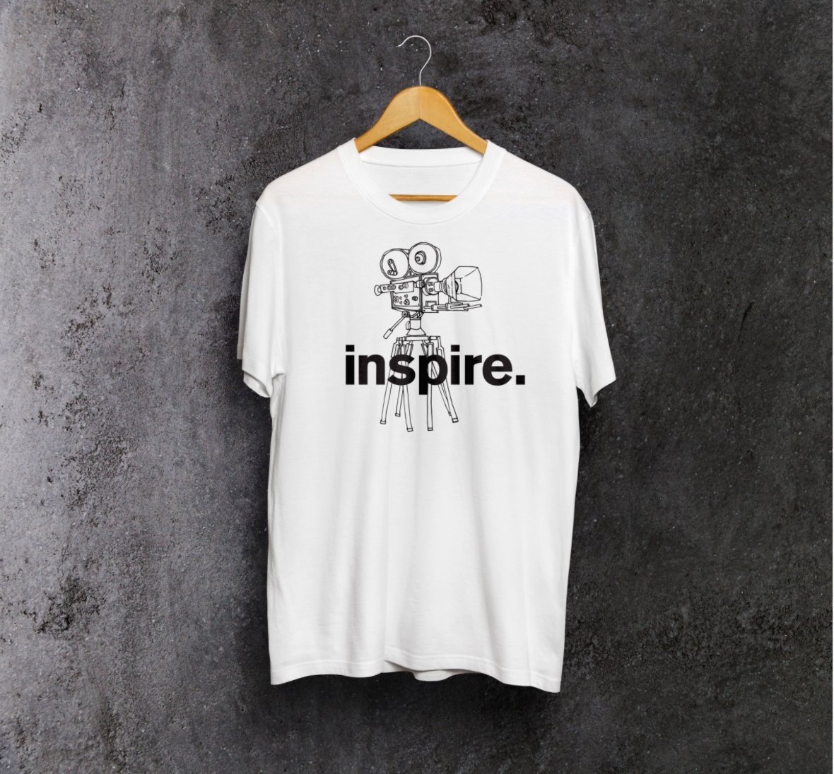 #inspire 
.
Do you have a #filmmaker in your life? Let them know what an inspiration they are by gifting them this fabulous #graphictee this holiday season!