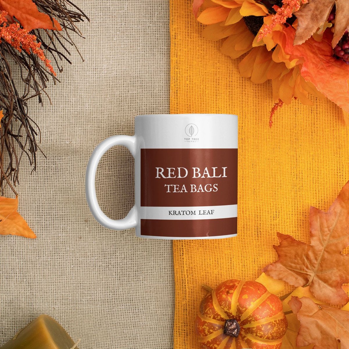 toptreetea's tweet photo. Pumpkin spiced #kratomtea anyone? 'Tis the season! 🎃 🍵 🍂 - Our #RedBali #KratomTeaBags are available in 2 gram bags &amp; 5 gram bags https://t.co/sIxVNWxlgn