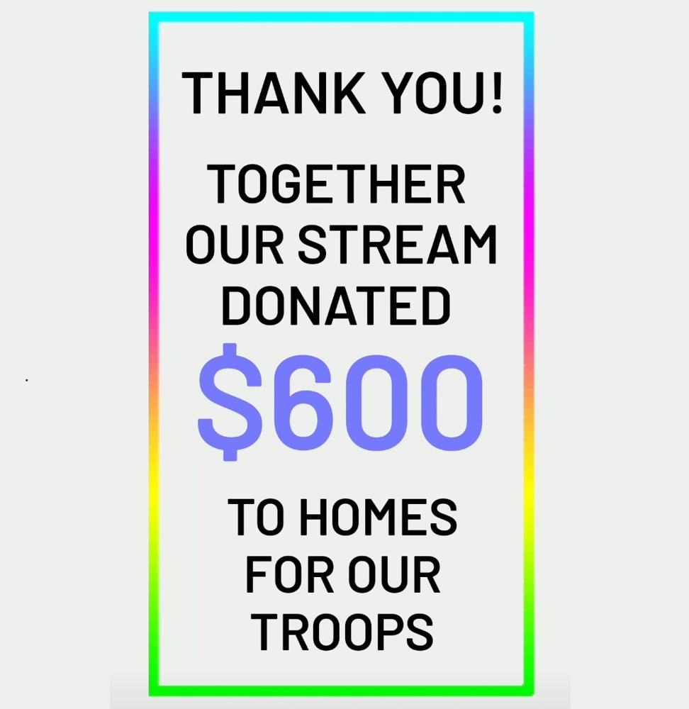 THANK YOU COMMUNITY! 
Our stream raised 600$ for the @homesforourtroops charity last Friday! ❤🇺🇸
 hfotusa.org

Join us at twitch.tv/MartytheMothCa… 

#charitystream #martincasaus #homesforourtroops #twitch #prowrestling #martythemoth