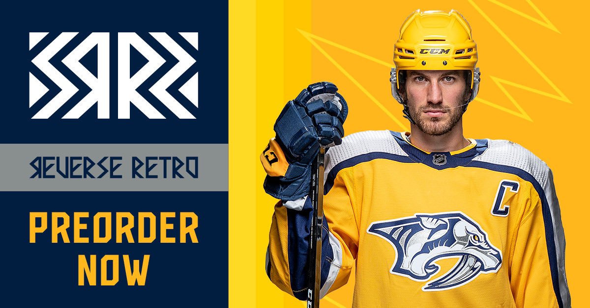 Nashville Predators Reverse Retro Team Jersey