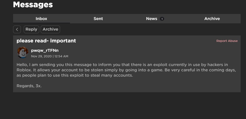 Blizzei On Twitter There Are Botted Messages Going Around Warning Users About How Joining A Game Can Hack Your Roblox Account Not Sure If This Is True But Please Be - roblox you have warrned for hacking