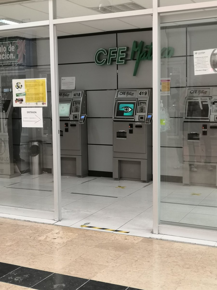rro_las's tweet image. @CFEmx @CFE_Contigo Buenos días. Ningún CFEMATICO de Plaza El Sol en Querétaro, Querétaro funciona. Su atención urgente. Esto ocurre constantemente y es un dolor de cabeza para los que nos cambiaron a tarjeta sin consultarnos.
#cfe #CFE2020 #CFEMalServicio
@Profeco