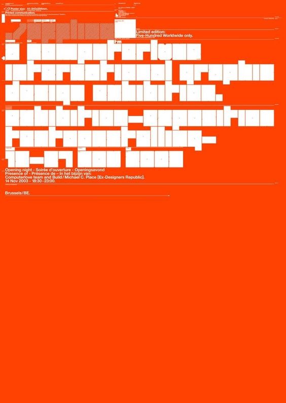 TheMVA's tweet photo. Michael C. Place / @StudiodotBuild #stackedfonts  #FontSunday @DesignMuseum https://t.co/CC4PSSidky