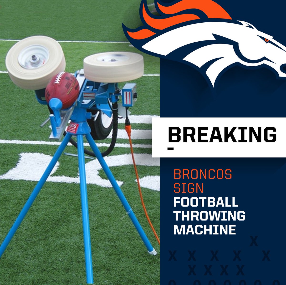 NFLMemes's tweet photo. The @Broncos have their guy https://t.co/OXJZJUmpjG