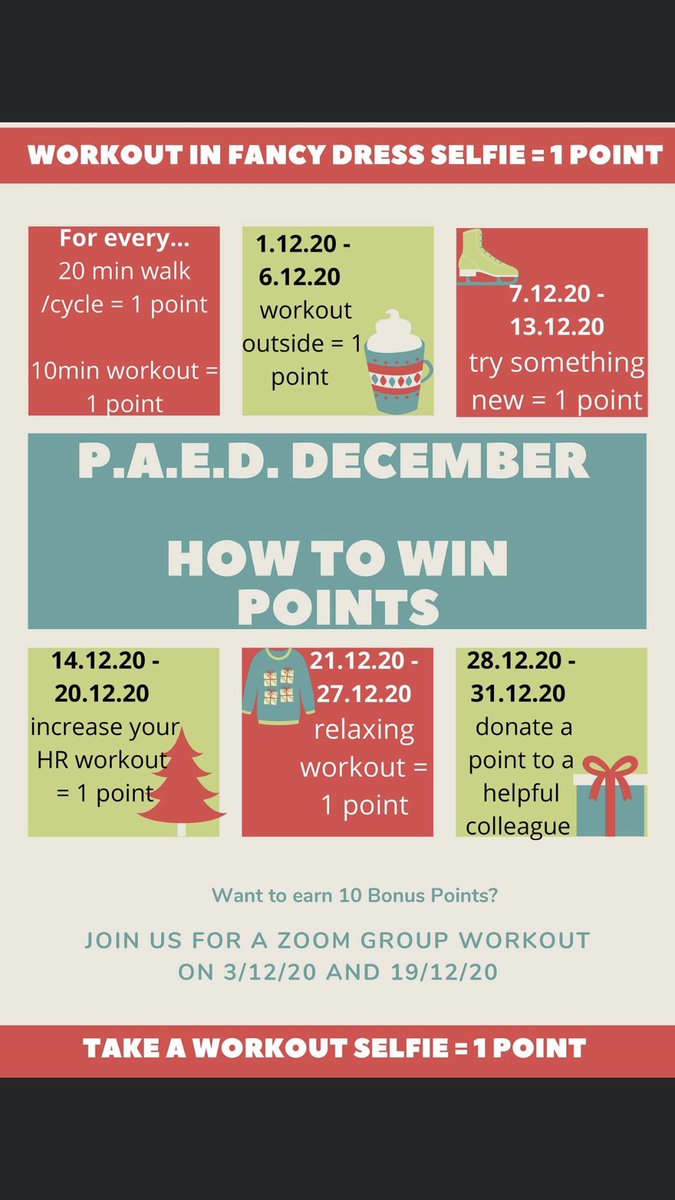 The physio team are eagerly awaiting the start of #PAEDDecember @RMCH_Crit_Care. Not only do we ❤️ exercise and activity, we also love a good competition! Let’s do this <a href="/LoisPowell5/">Lois Masters</a> <a href="/CharliLouRat/">Charlotte Chew</a>