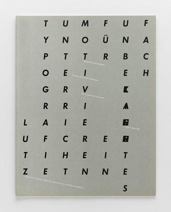 TheMVA's tweet photo. Hans Rudolf-Lutz #stackedfonts #fontsunday
 @DesignMuseum https://t.co/FtQigMZJVy