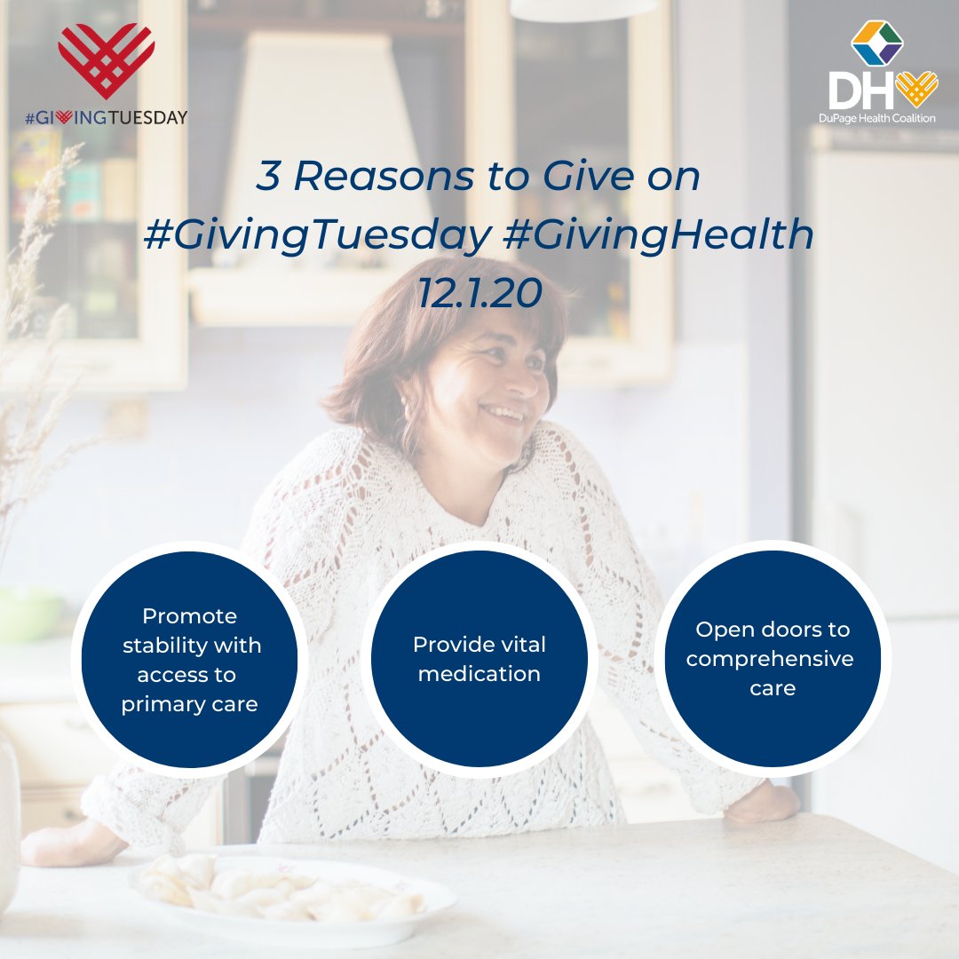 DHCoalition's tweet photo. 48 hours until #GivingTuesday #GivingHealth! Access to health is foundational. Your gift will make lifesaving differences. To make DuPage healthier, one person at a time, donate at: https://t.co/xVVyErKDKb or text DHC to 44-321. https://t.co/Puvx4WUEaT