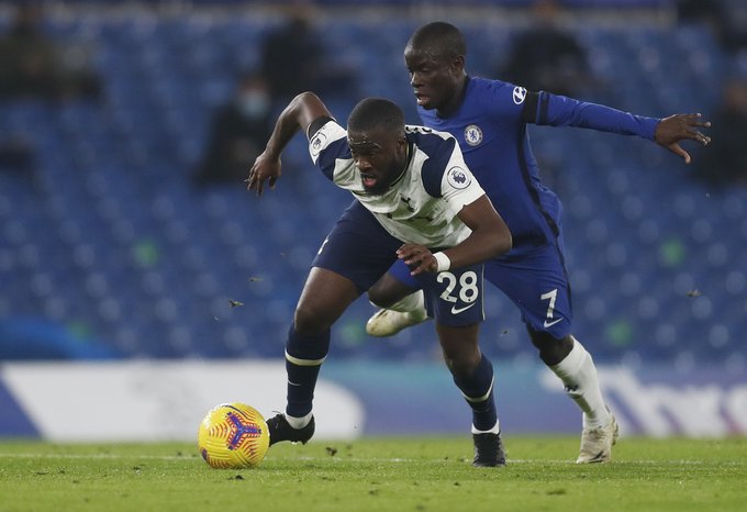 Tanguy Ndombele in action