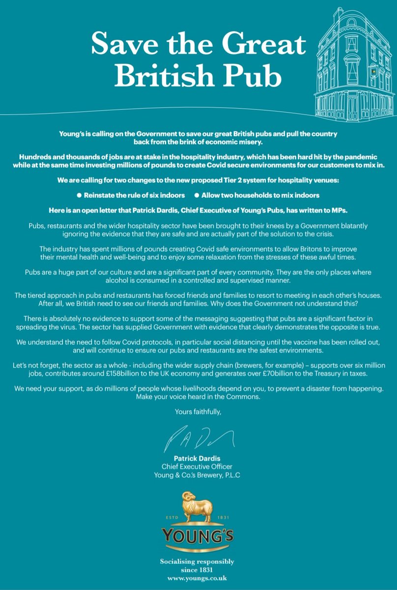 Save British Pubs! 🍻 Write to your local MP ahead of the Commons vote on Tuesday #pub #pubs #hospitality #lockdown <a href="/TVKev/">Kevin O'Sullivan</a> @Matthew_Wright <a href="/JuliaHB1/">Julia Hartley-Brewer</a> <a href="/McGiff/">Carol McGiffin</a> <a href="/thecarolemalone/">Carole Malone</a> <a href="/GeoffNorcott/">Geoff Norcott</a> <a href="/MartinDaubney/">Martin Daubney 🇬🇧</a> <a href="/LozzaFox/">Laurence Fox</a> <a href="/IndiaWilloughby/">India Willoughby</a> <a href="/danwootton/">Dan Wootton</a> <a href="/theJeremyVine/">Jeremy Vine | Here, on Tiktok, Insta & Facebook</a> <a href="/emmakennytv/">Emma Kenny</a> <a href="/Schofe/">Phillip Schofield</a>
