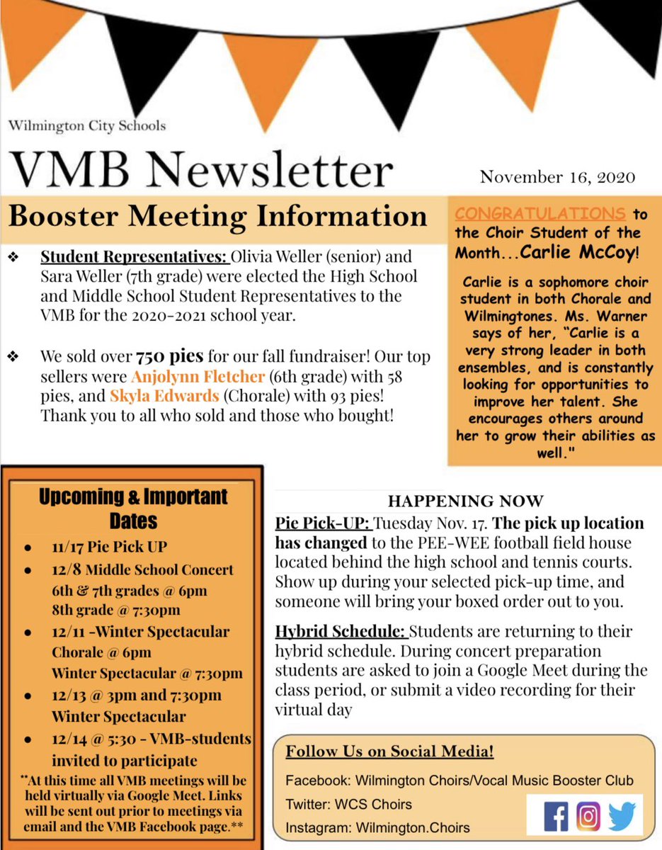 Enjoy the choir updates from our last 2 months!! 🎵