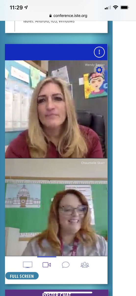 skubsama20's tweet photo. Currently watching @cskarr0824 &amp; @wkbaxter present their incredible work at #ISTE20! 

There are also participants from 🇲🇽, 🇵🇷, 🇬🇷, &amp; around the 🇺🇸 in the presentation! Wendy &amp; Chauntelle are spreading the #mortonpride #orgullomorton around the 🌎! 

So proud of you both! 🤩🎤💪 https://t.co/QOihOAuydc