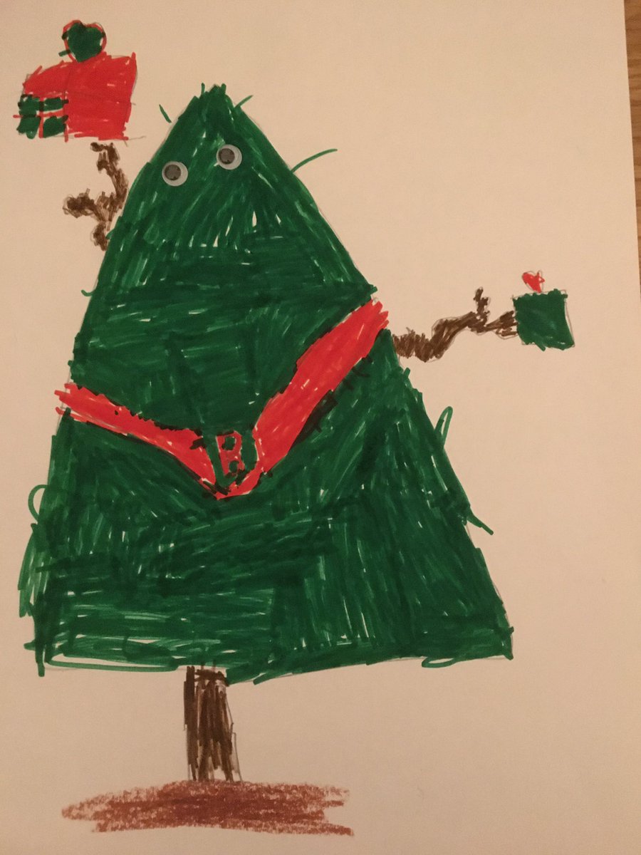 SaskiaPetersenB's tweet photo. Das Kind meint zu Weihnachten müssten sich Superheld*innen als Bäume tarnen können. Die Geschenkarme sind die geheime Superkraft. @comicinvasionb #CIB20 https://t.co/1mrc3LcDBw