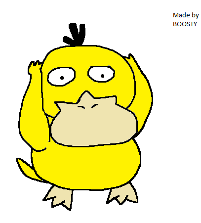 BOOSTY_BOOST's tweet photo. Notez mon dessin de Psykokwak fait avec amour sur 20 sous le tweet et RT ou ♥ si vous trouvez que j'ai du talent. 😎 #Pokémon https://t.co/Hq3HwwLg0O