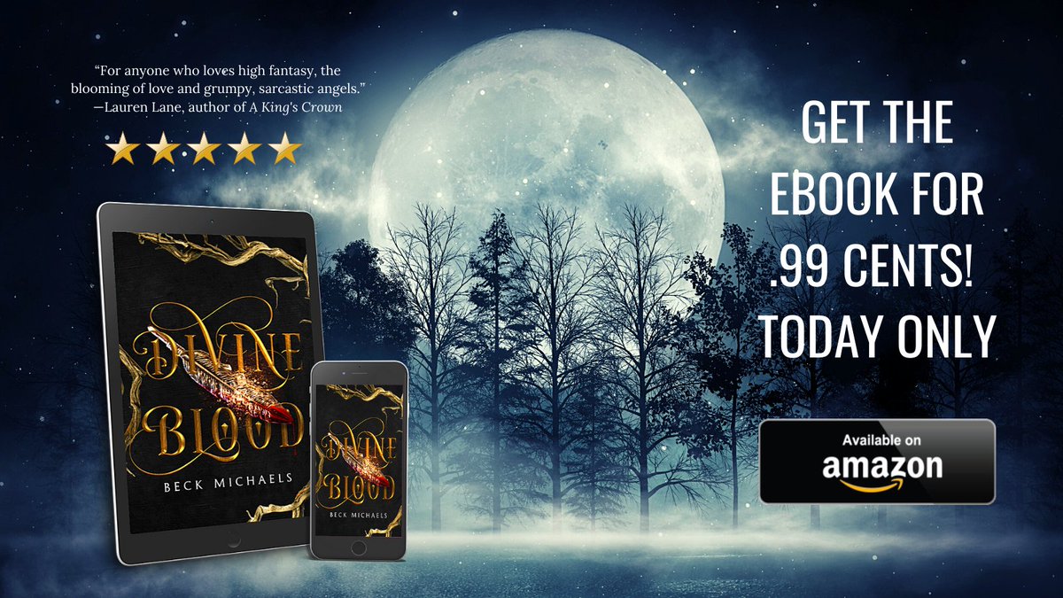 Cyber Monday sale! Get Divine Blood for .99 cents on Amazon. TODAY ONLY! US &amp; UK
getbook.at/divine-blood-o…