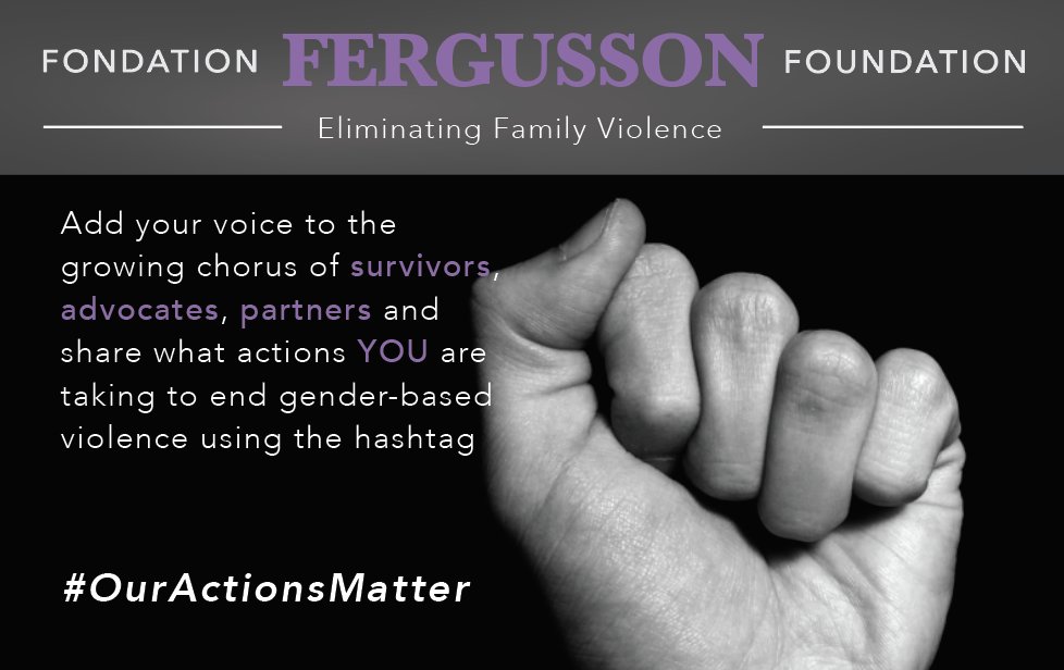 What can you do?  |  Que pouvez-vous faire ?

#16daysofactivism
#16joursdactivisme
#outactionsmatter
#familyviolencepreventionmonth
#endfamilyviolence