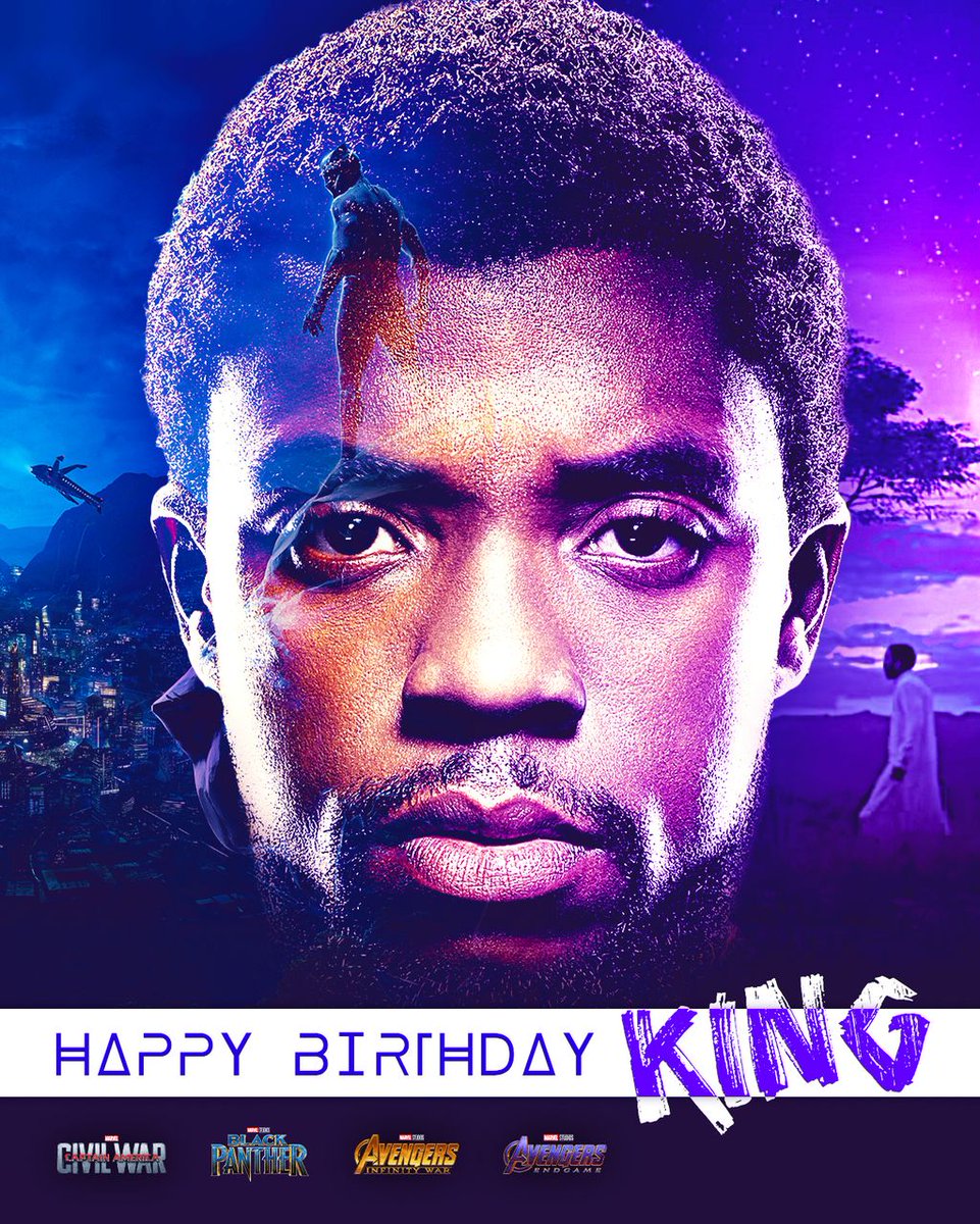 MCU - The Direct on X: "#ChadwickBoseman would have turned 44 years old today. Happy birthday to the King who brought #BlackPanther to life and inspired a new generation with his work.