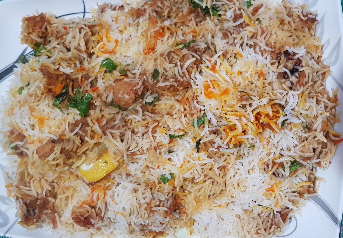Chodo yaar have some Biryani 
Cooked by me 🤤🥰

#WeekendCooking