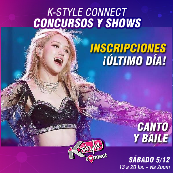 kstyleevento's tweet photo. #KstyleConnect ¡ÚLTIMO DÍA! Se toman inscripciones hasta el 29/11 inclusive

CONCURSOS: https://t.co/UQzesQaKAD o https://t.co/SBf2BSKtT4

SHOW: solicitá info para participar con tu Dúo o Grupo en kstyleconnect@gmail.com
Asunto: Show

Entradas ARG y LATAM: https://t.co/nJ6cdstGWl https://t.co/hluA6VwJPz