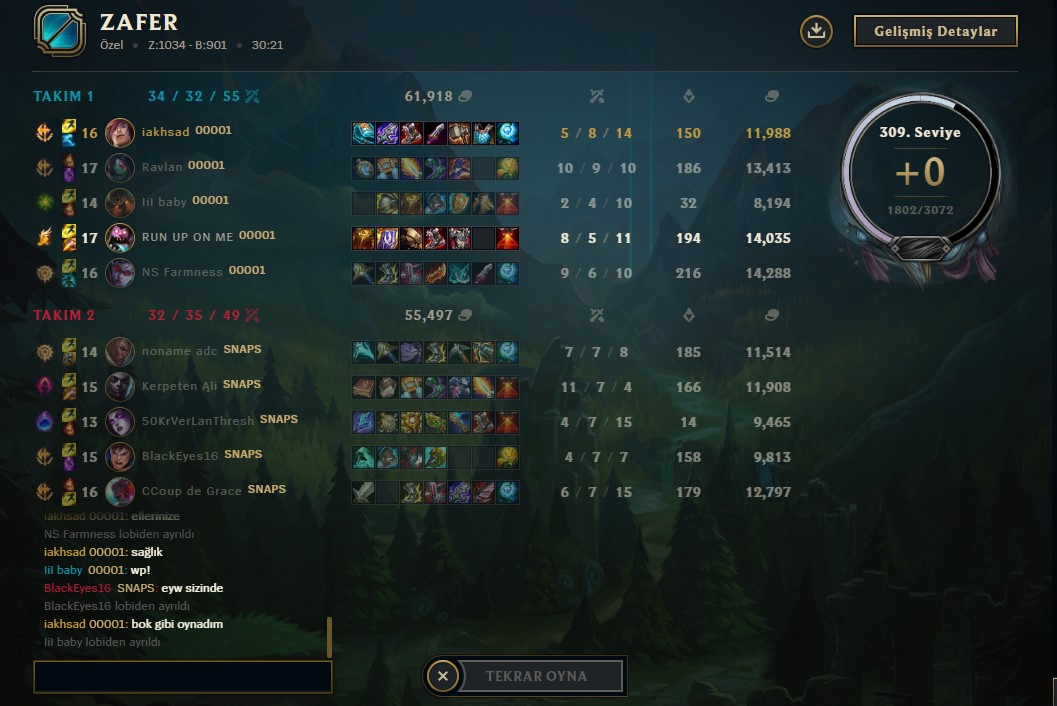 Son mactan galip ayrılıp ilk şampiyonluğumuzu alıyoruz! 
Herkesin ellerine sağlık!
<a href="/raengaya/">love quinn</a> @deavoned @Dashkaii <a href="/emirgeldii/">emir</a> @_reedus0 
Başka liglerde görüşmek üzere