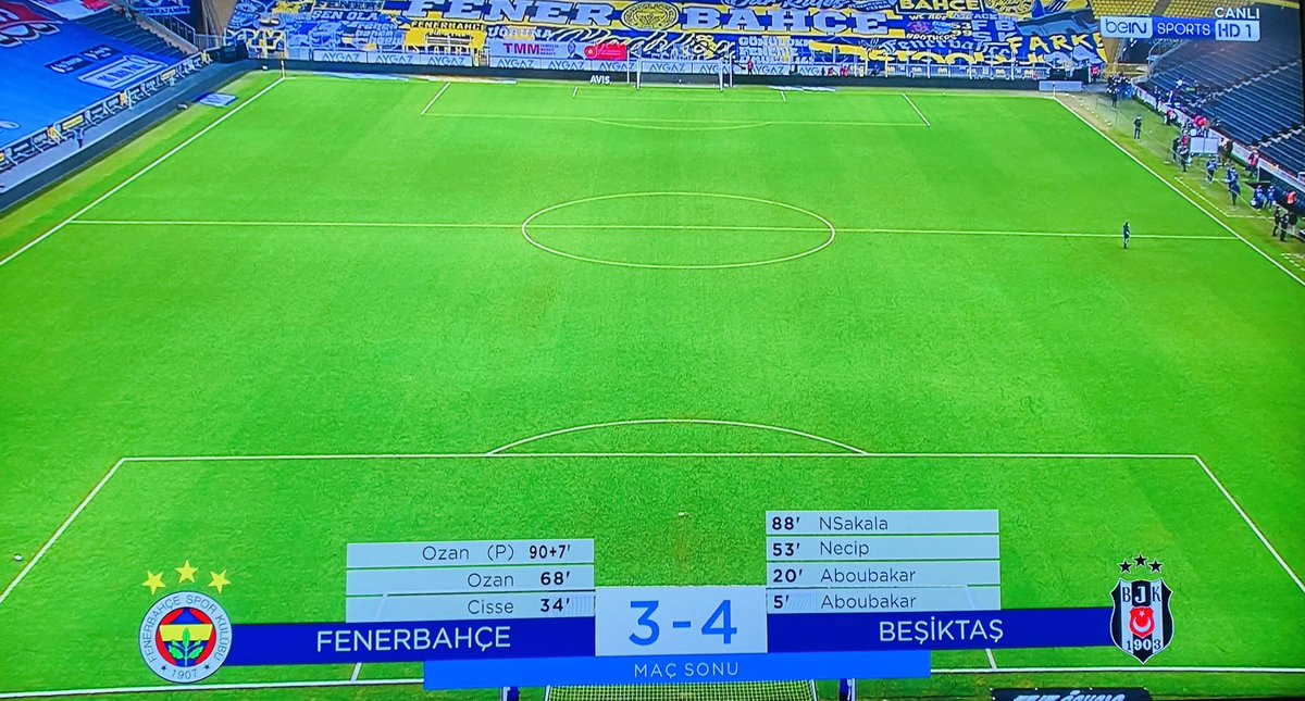 Massive 3 points with 10 men away to Fenerbahçe. #FBvBJK

Even after 15 years, some things never change. 😉