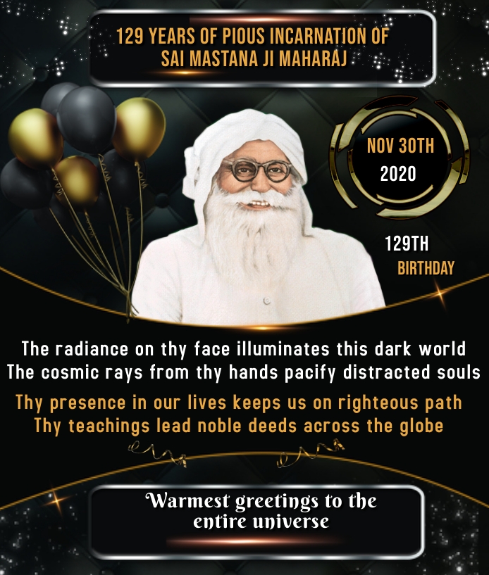 StMSGfansworld's tweet photo. The day became blessed when the founder of humanity got Incarnated! Congratulations to entire cosmos on the Pious Incarnation Day of #ShahMastanaJi Maharaj https://t.co/QYLa9yRHNT