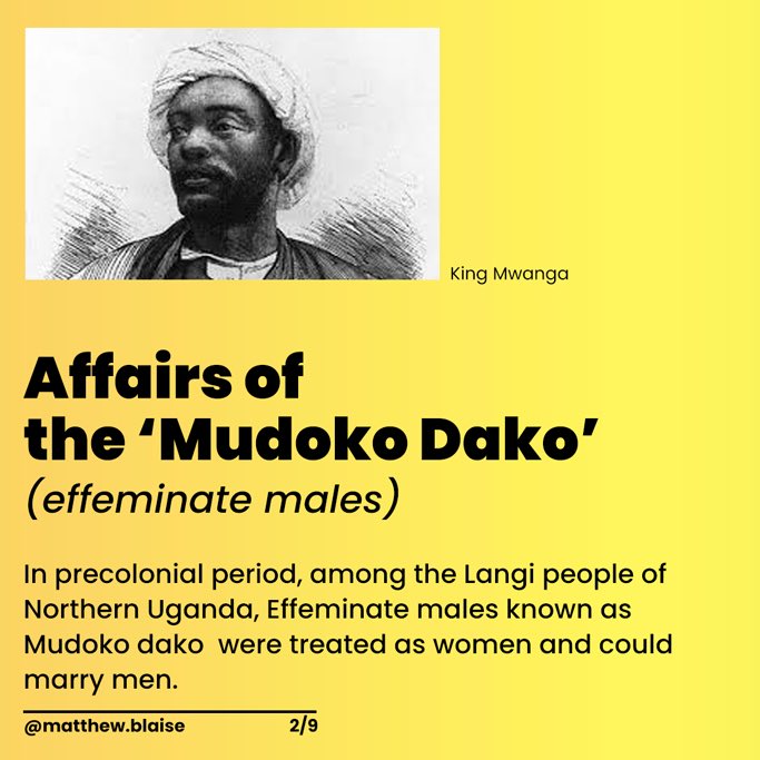Many Africans have been told that Queerness isn’t indigenous to African. This rhetoric has led to several homophobic and transphobic laws and the ill treatment of LGBTQ+ people in the society.So I did not research on ancient queer practices in Africa. A thread
