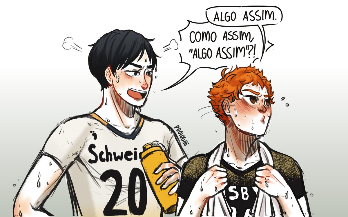 prologhe's tweet photo. hinata aprendeu umas técnicas novas com o oikawa no brasil

#haikyuu #kagehina #oihina #hinatashouyou #kageyamatobio #oikawatooru https://t.co/nsbNVCcq2l