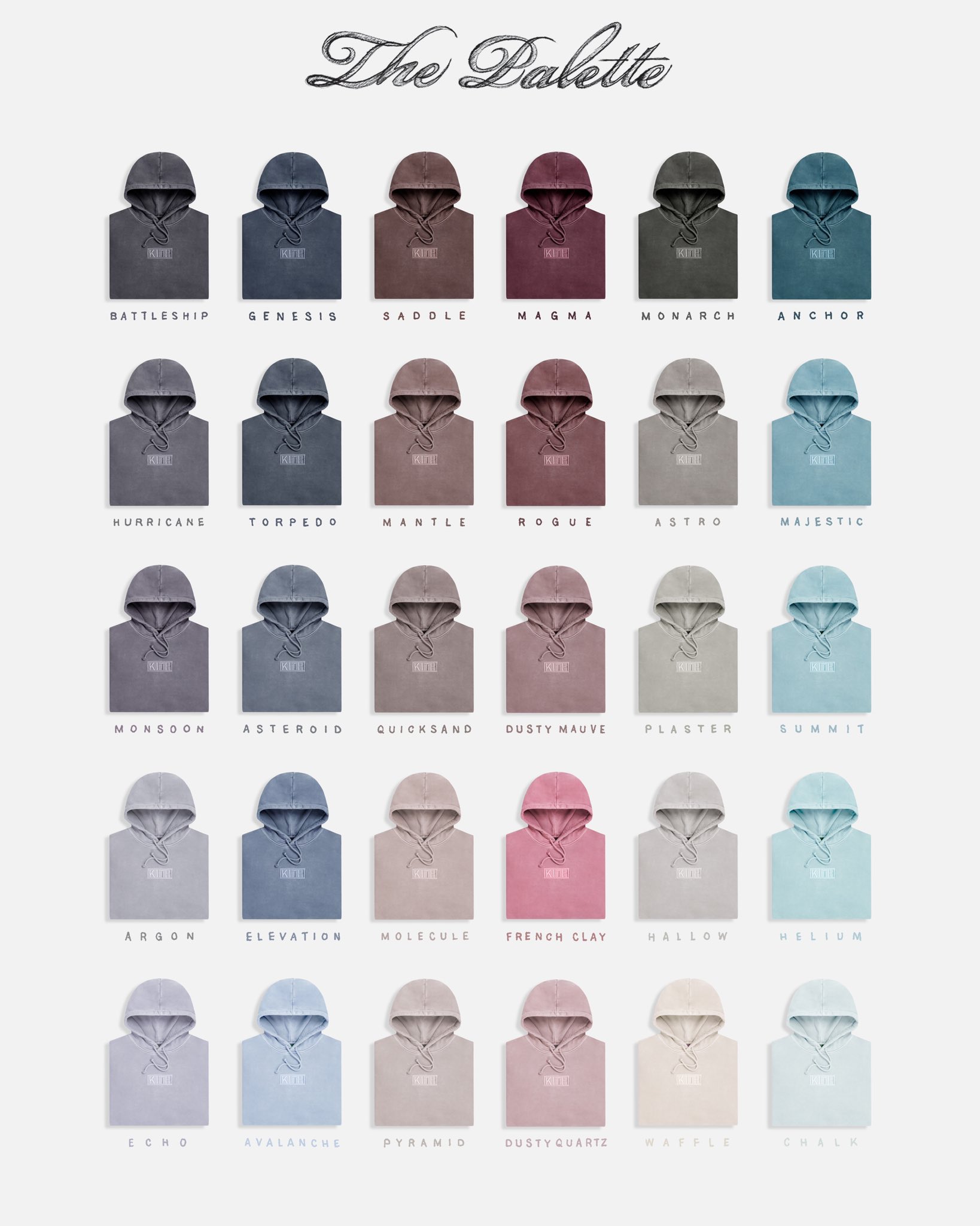 KITH boxlogo palette Mantle color Mサイズトップス