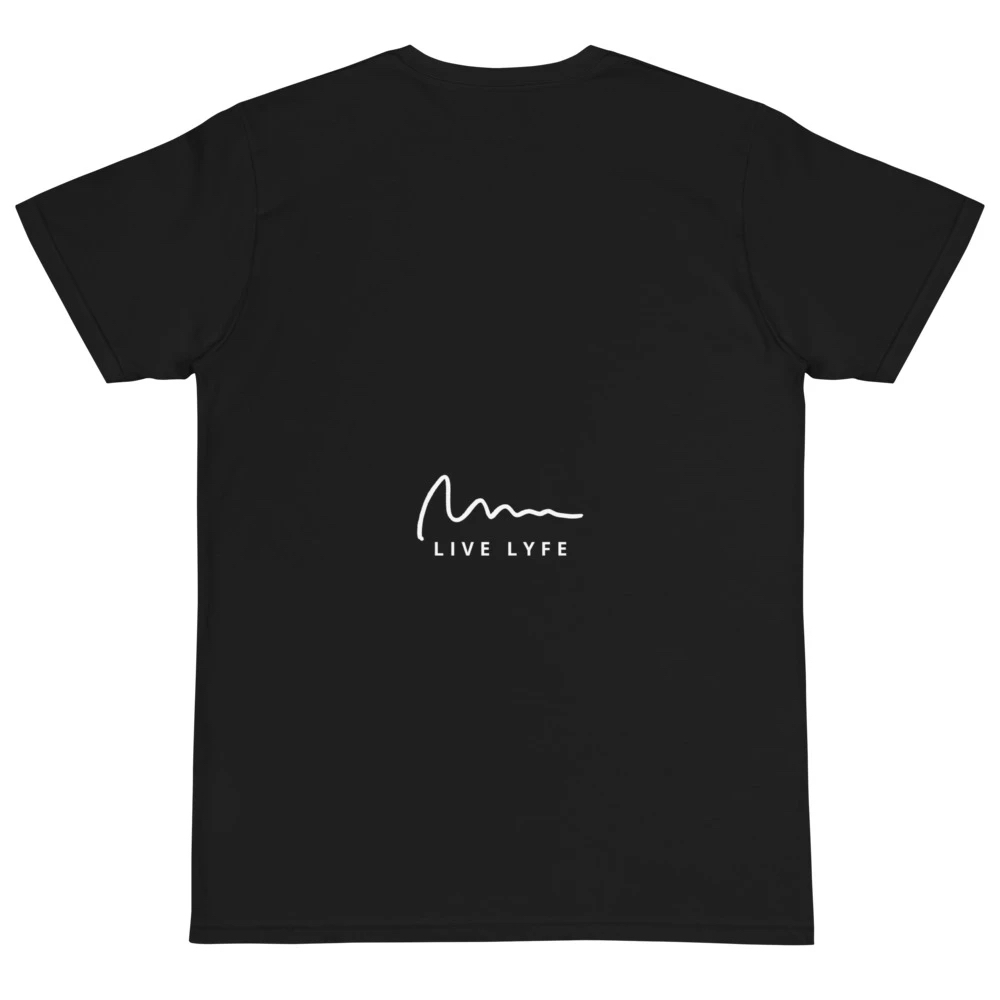 Sticking true to form. Our motto will always be a reminder to live your life. Our organic cotton limited release coming Monday.