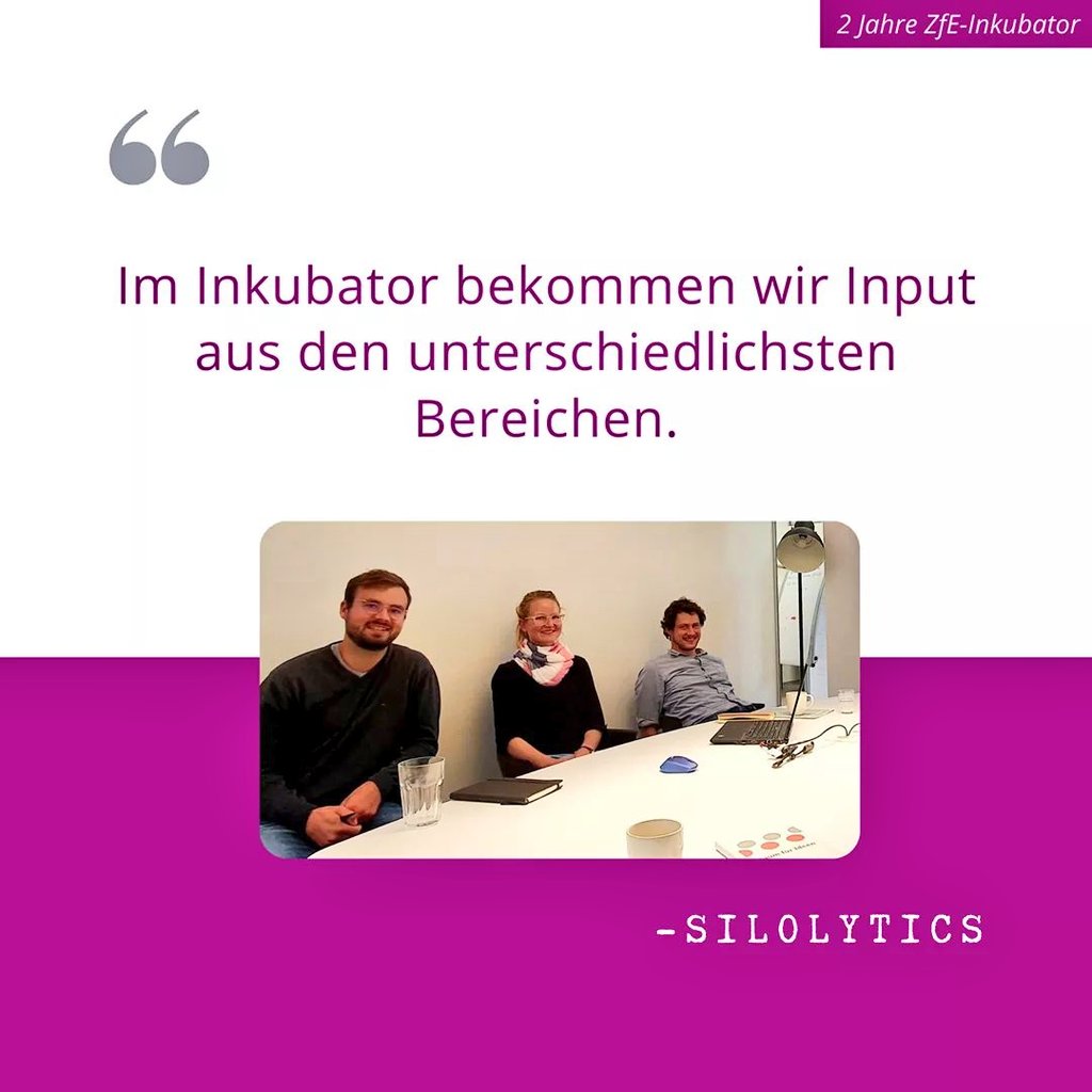 ZfE_Kiel's tweet photo. Simon, Fehmke und Ties vom #EXIST Team #silolytics zum 2jährigen ZfE Inkubator Jubiläum.😊 https://t.co/jl467XwVKR