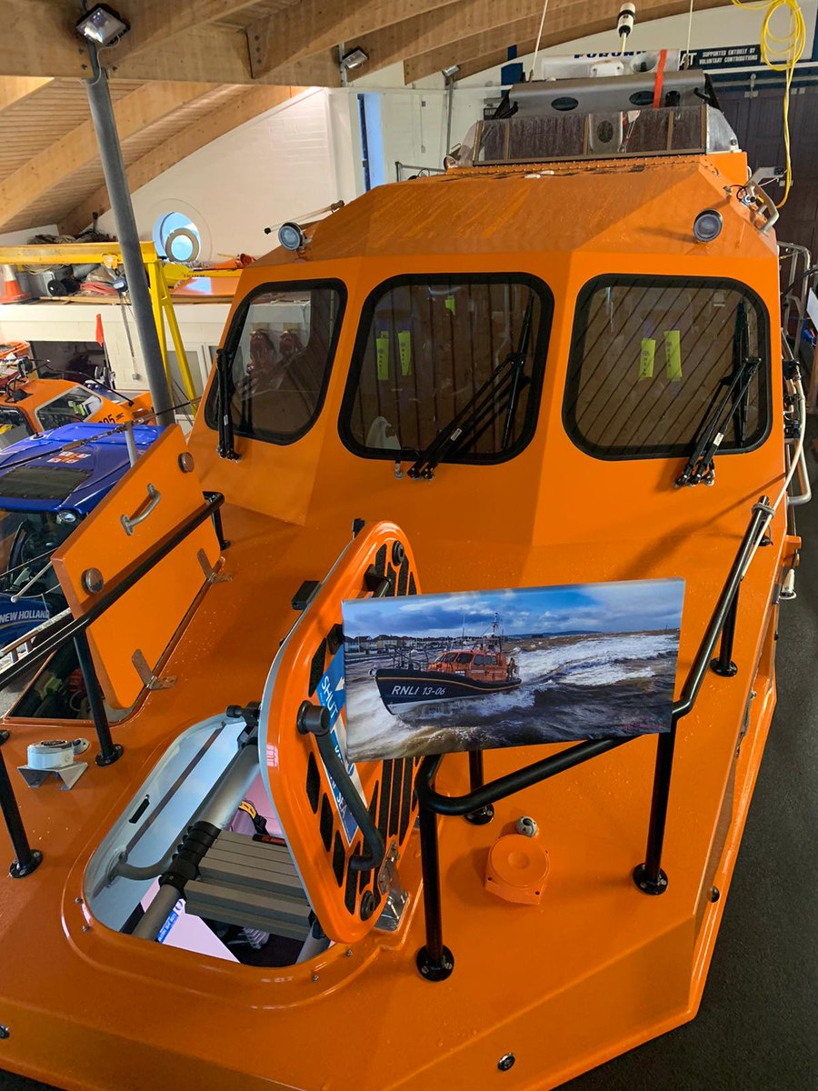 Proud to say one of the photos from a recent shoot with <a href="/HoylakeRNLI/">Hoylake RNLI Lifeboat Station</a> will be now hanging proudly in the station . Looks pretty good where it is if you ask me 😜 #rnli